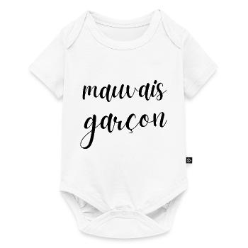 mauvais garçon - Body à manches courtes Premium Bébé - blanc - Devant