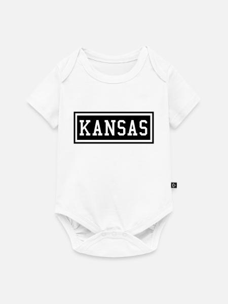 Kansas - Baby Premium Kurzarmbody - Weiß