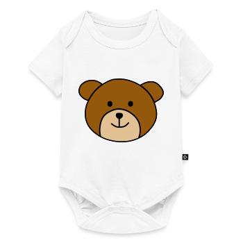 Cute bear - Baby Premium short-sleeve bodysuit - white - Front