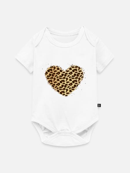 Wildes Herz - Baby Premium Kurzarmbody - Weiß