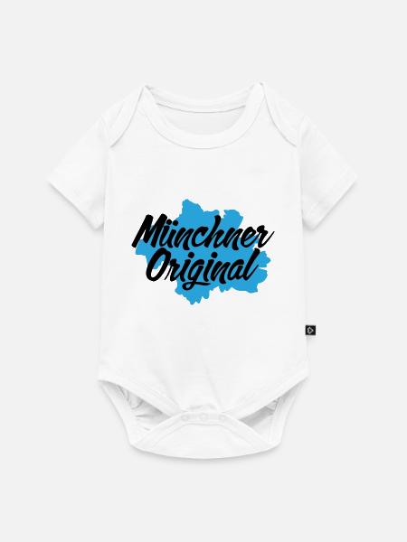 Münchner Original - Baby Premium Kurzarmbody - Weiß