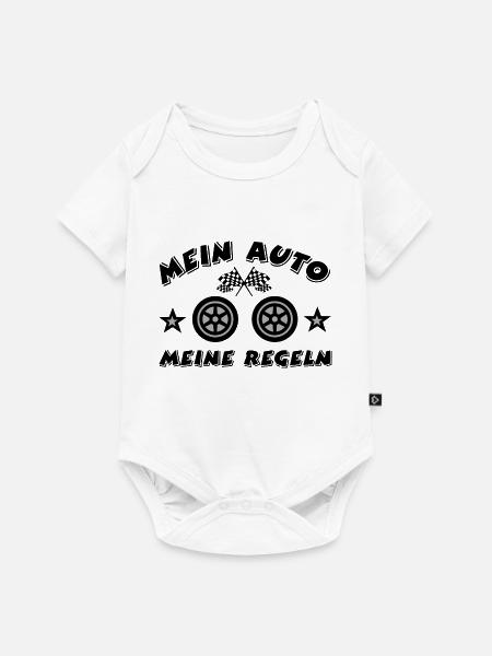 Auto - Baby Premium Kurzarmbody - Weiß