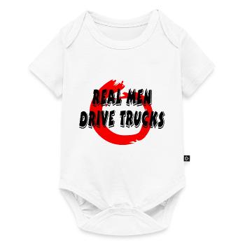 Truck - Baby Premium Kurzarmbody - Weiß - Vorne