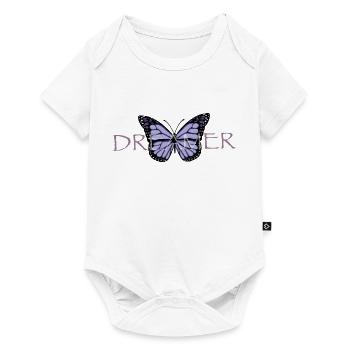 Rêveur de papillon - Body à manches courtes Premium Bébé - blanc - Devant