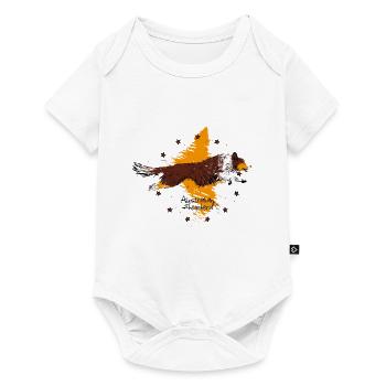 red Australian Shepherd - Baby Premium Kurzarmbody - Weiß - Vorne