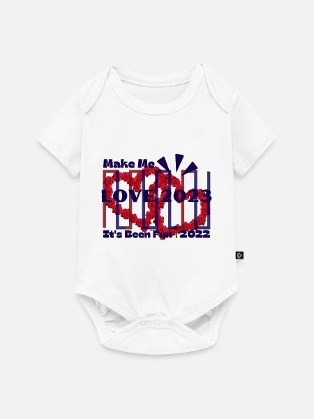 Liebe 2023 - Baby Premium Kurzarmbody - Weiß