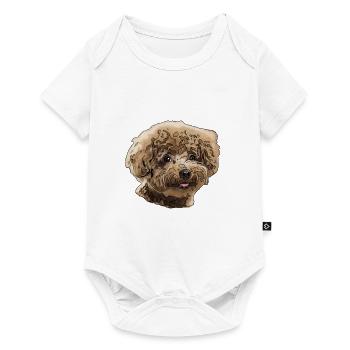 Poodle - Baby Premium short-sleeve bodysuit - white - Front