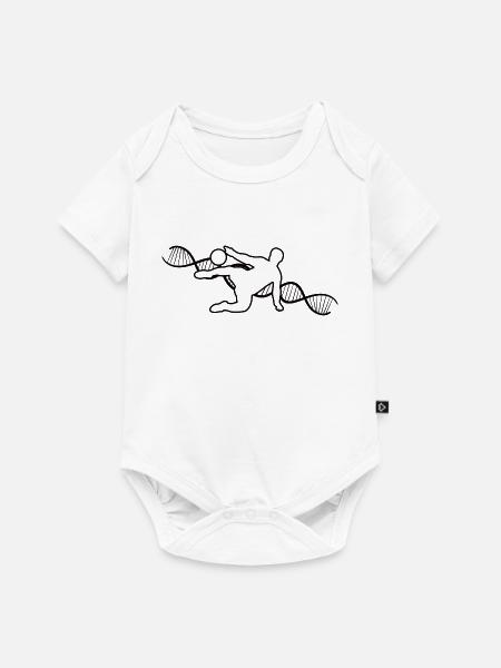 Fußballdesign Fußballspieler Fußballmannschaft - Baby Premium Kurzarmbody - Weiß