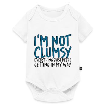 I'm Not Clumsy Everything Keeps Getting In My Way - Baby Premium short-sleeve bodysuit - white - Front