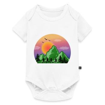 Trail Runner Running Jogging Jogger I Gift - Body à manches courtes Premium Bébé - blanc - Devant