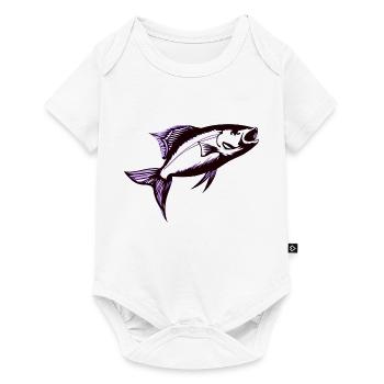 Fishing Fishing Hooks Fishing Anglers - Baby Premium short-sleeve bodysuit - white - Front