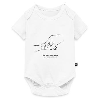 Du bist das eine in mein Leben - Baby Premium Kurzarmbody - Weiß - Vorne