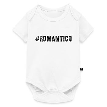 T-Shirt "#romantico" - Baby Premium Kurzarmbody - Weiß - Vorne