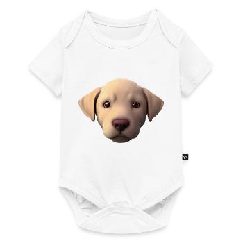 Dog Owners Dogs Golden Retriever Puppy - Baby Premium short-sleeve bodysuit - white - Front
