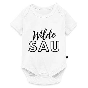 Wilde Sau - Baby Premium Kurzarmbody - Weiß - Vorne