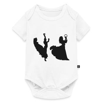 Dancing Dance Music - Baby Premium short-sleeve bodysuit - white - Front