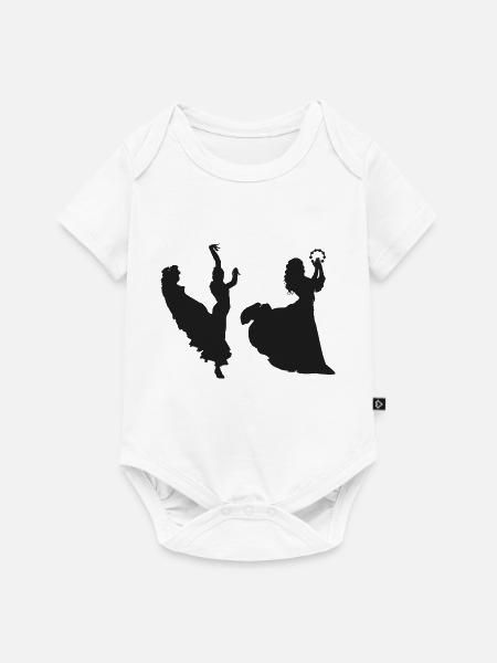 Dancing Dance Music - Baby Premium Kurzarmbody - Weiß