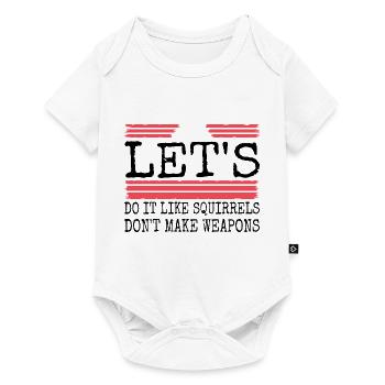 Sensibilisation au cadeau d’anniversaire des mammifères - Body à manches courtes Premium Bébé - blanc - Devant