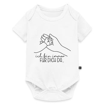 ich bin immer für dich da - Baby Premium Kurzarmbody - Weiß - Vorne