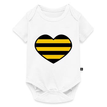 Rodent heart - Baby Premium short-sleeve bodysuit - white - Front
