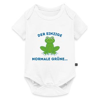 Frosch normale Grüne - Baby Premium Kurzarmbody - Weiß - Vorne