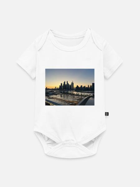 Dubai Hafen - Baby Premium Kurzarmbody - Weiß