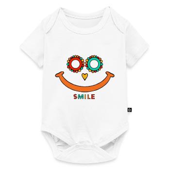 Sourire - Body à manches courtes Premium Bébé - blanc - Devant