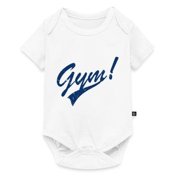 Gym vintage - Body à manches courtes Premium Bébé - blanc - Devant
