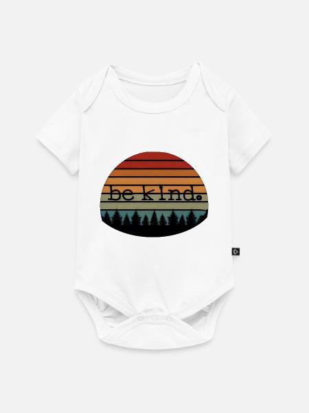 freundlich sein - Baby Premium Kurzarmbody - Weiß
