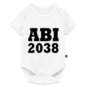 Abi 2038 - Baby Premium Kurzarmbody - Weiß - Vorne