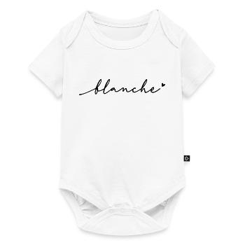 Blanche Cursive Name - Baby Premium short-sleeve bodysuit - white - Front