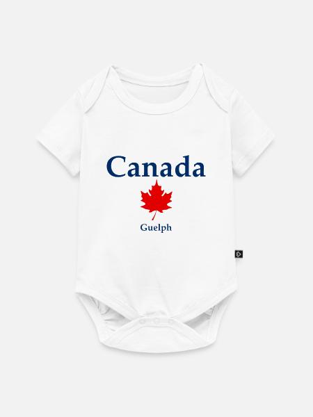 Guelph - Ontario - Canada - Kanada - Baby Premium Kurzarmbody - Weiß