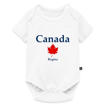 Regina - Saskatchewan - Canada - Kanada - Body à manches courtes Premium Bébé - blanc - Devant