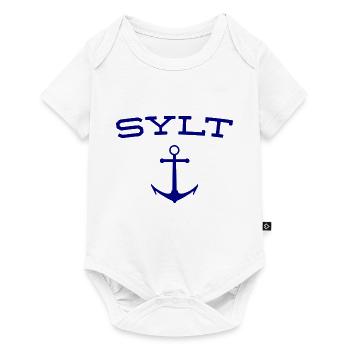 Sylt - Mer du Nord - Allemagne - Kampen - Île - Body à manches courtes Premium Bébé - blanc - Devant
