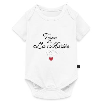 Bride Team - Bride Team - Baby Premium short-sleeve bodysuit - white - Front