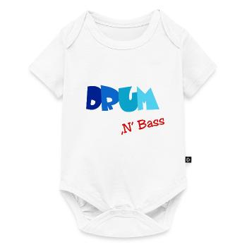 Drum n Bass, Elektro, Techno, Minimal - Baby Premium Kurzarmbody - Weiß - Vorne