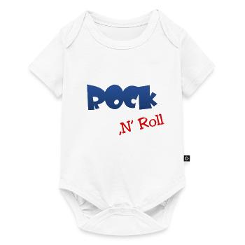 Rock n Roll - Baby Premium Kurzarmbody - Weiß - Vorne
