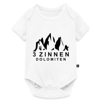 3 Pics Dolomites - Body à manches courtes Premium Bébé - blanc - Devant