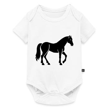 Horse - Baby Premium short-sleeve bodysuit - white - Front