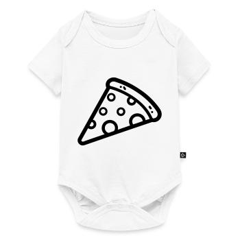 Pizza slice - Baby Premium short-sleeve bodysuit - white - Front
