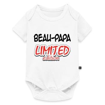BEAU PAPA LIMITED EDITION - Body à manches courtes Premium Bébé - blanc - Devant