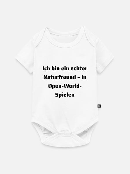 Typisch-Gamer - Baby Premium Kurzarmbody - Weiß