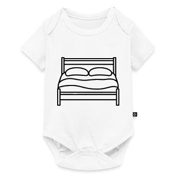 lit - Body à manches courtes Premium Bébé - blanc - Devant
