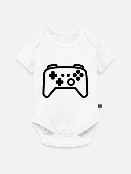 Controller für Videospiele - Baby Premium Kurzarmbody - Weiß