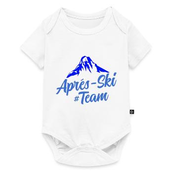 Après Ski Team Mountains - Baby Premium short-sleeve bodysuit - white - Front
