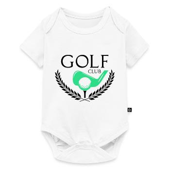 Golf club 2 - Baby Premium short-sleeve bodysuit - white - Front