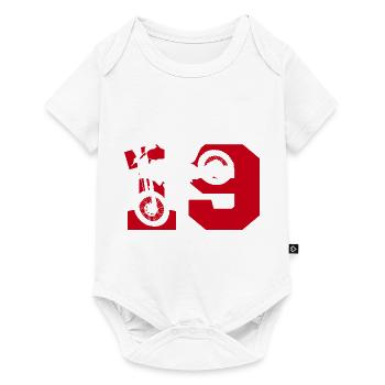 Moto 19 biker - Baby Premium short-sleeve bodysuit - white - Front