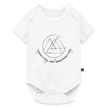 Mountains / Engineering and Mountaineering - Baby Premium short-sleeve bodysuit - white - Front