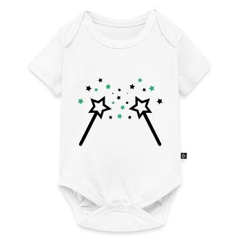 Wand 002 - Baby Premium short-sleeve bodysuit - white - Front