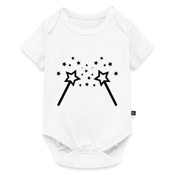 Wand 02 - Baby Premium short-sleeve bodysuit - white - Front